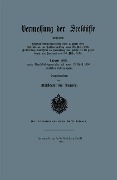 Cover-Bild zum Titel 'Vermessung der Seeschiffe' von 'Reichsamt Des Inneren'