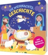 Cover-Bild zum Titel 'Die Weihnachtsgeschichte zum Spielen und Entdecken' von 'Suzy Senior'
