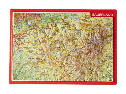 Reliefpostkarte Sauerland - André Markgraf, Mario Engelhardt