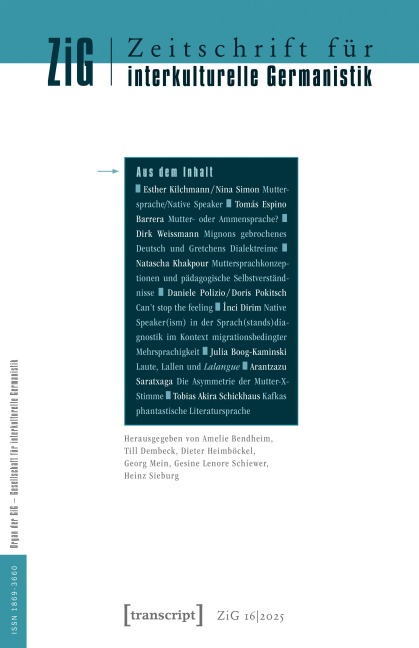 Zeitschrift für interkulturelle Germanistik - 