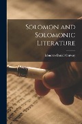Solomon and Solomonic Literature - Moncure Daniel Conway