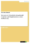 Cover-Bild zum Titel 'Retouren im Onlinebekleidungshandel. Ursachen und Möglichkeiten zu ihrer Reduzierung' von 'Christina Samoili'