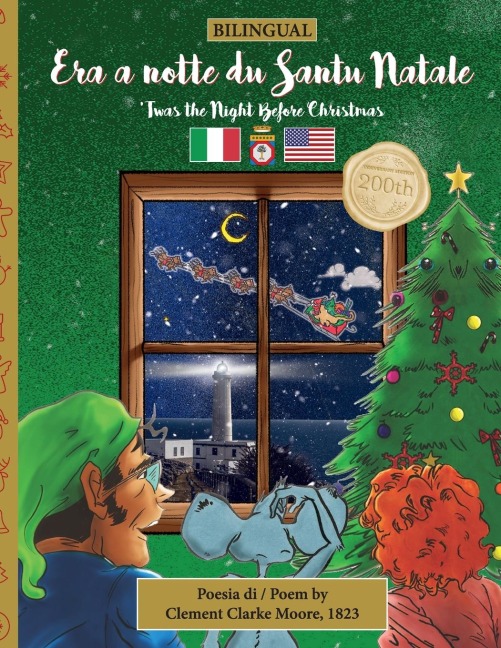 BILINGUAL 'Twas the Night Before Christmas - 200th Anniversary Edition - Clement Clarke Moore, Sally Veillette