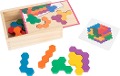 Lernspiel Holzpuzzle Hexagon - 