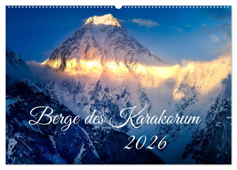 Berge des Karakorum (Wandkalender 2026 DIN A2 quer), CALVENDO Monatskalender - Holger Weigelt