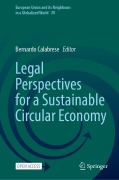 Cover-Bild zum Titel 'Legal Perspectives for a Sustainable Circular Economy' von ''