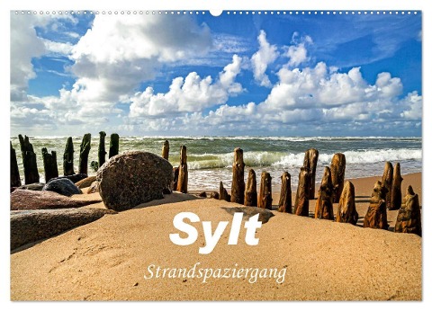 Sylt - Strandspaziergang (Wandkalender 2024 DIN A2 quer), CALVENDO Monatskalender - A. Dreegmeyer