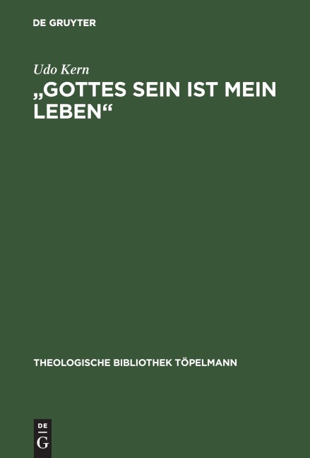 "Gottes Sein ist mein Leben" - Udo Kern