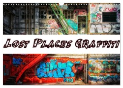 Cover-Bild zum Titel 'Lost Places Graffiti (Wandkalender 2026 DIN A3 quer), CALVENDO Monatskalender' von 'Btc Wallets'