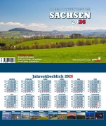 Cover-Bild zum Titel '3-Monatskalender Sachsen 2026' von 'Jörg Neubert'