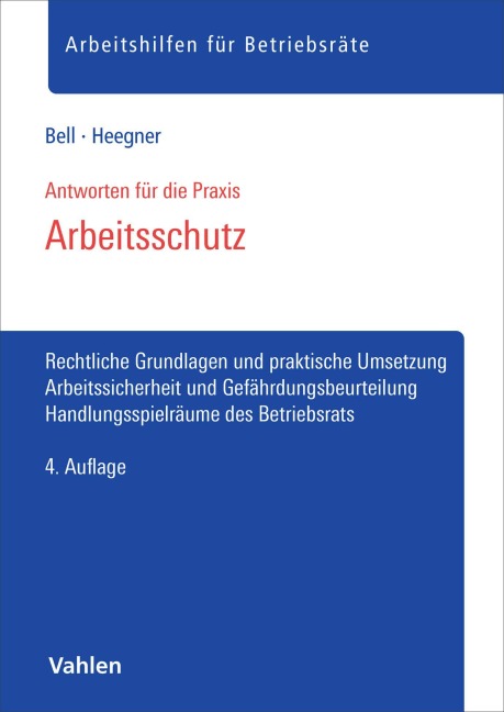 Arbeitsschutz - Regina Bell, Sabine Heegner