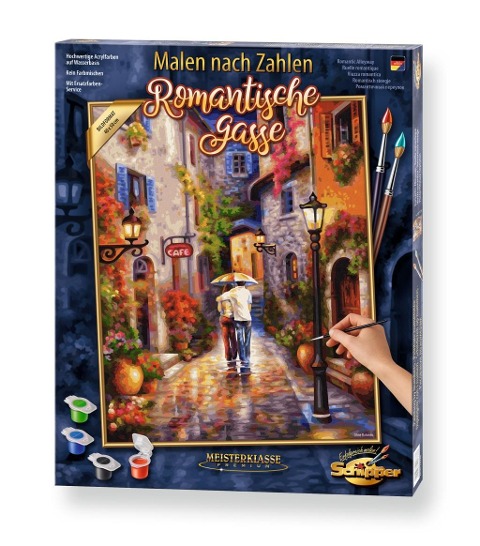 Schipper Malen nach Zahlen - Romantische Gasse - 