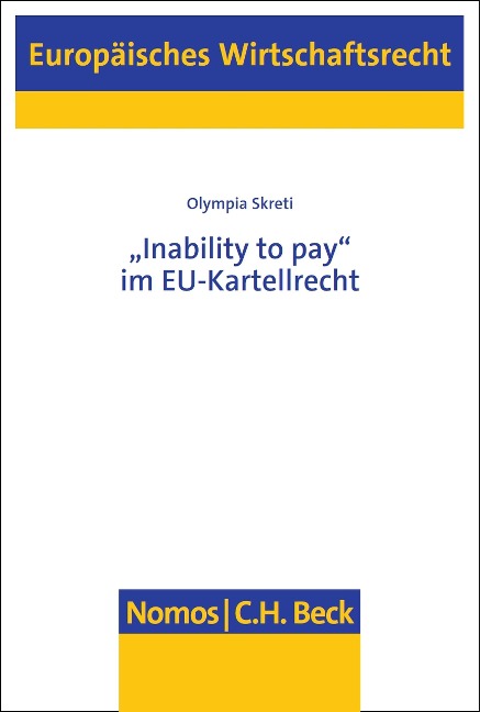 "Inability to pay" im EU-Kartellrecht - Olympia Skreti