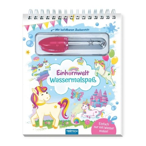 Trötsch Wassermalspaß mit Zauberstift Einhornwelt - 