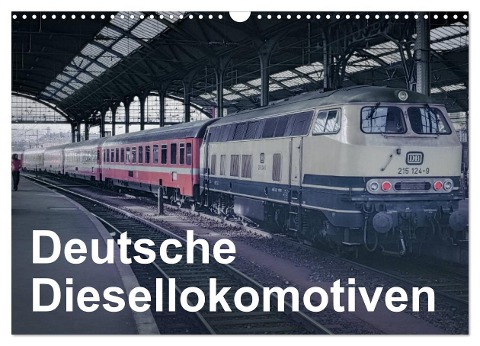 Deutsche Diesellokomotiven (Wandkalender 2024 DIN A3 quer), CALVENDO Monatskalender - Michael Schulz-Dostal