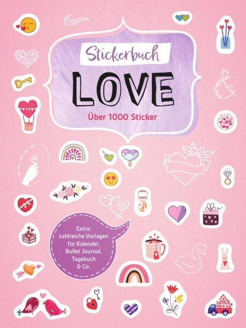 Stickerbuch Love I Über 1000 Sticker - 