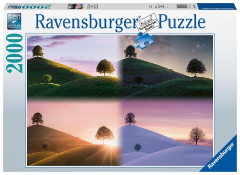 Ravensburger Puzzle 17443 - Stimmungsvolle Bäume und Berge 2000 Teile Puzzle für Erwachsene und Kinder ab 14 Jahren - 