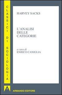 L' analisi delle categorie - Harvey Sacks