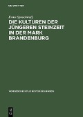 Cover-Bild zum Titel 'Die Kulturen der jüngeren Steinzeit in der Mark Brandenburg' von 'Ernst Sprockhoff'