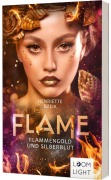 Cover-Bild zum Titel 'Flame 3: Flammengold und Silberblut' von 'Henriette Dzeik'