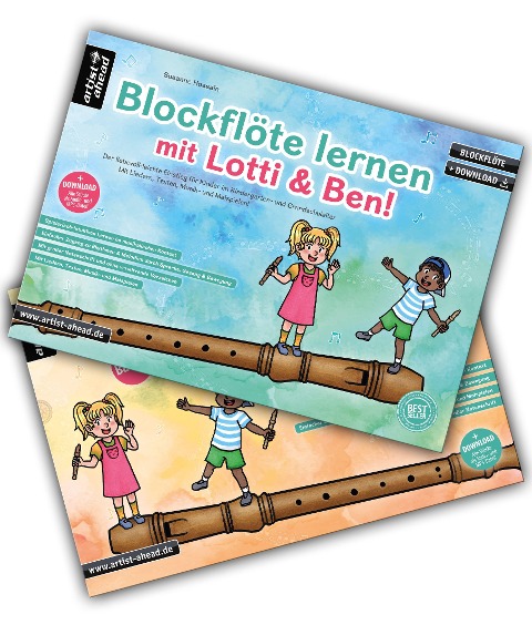 Blockflöte lernen mit Lotti & Ben - Band 1 + 2 im Set! - Susanne Hossain