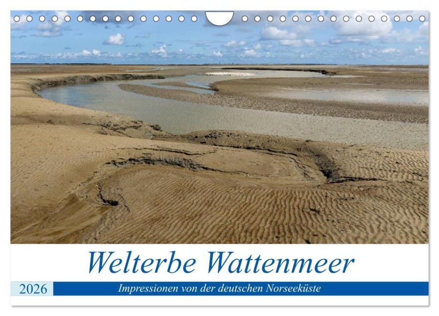 Welterbe Wattenmeer (Wandkalender 2026 DIN A4 quer), CALVENDO Monatskalender - Andreas Klesse