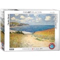 Cover-Bild zum Titel 'Strandweg zwischen Weizenfeldern von Claude Monet 1000 Teile' von 'Claude Monet'