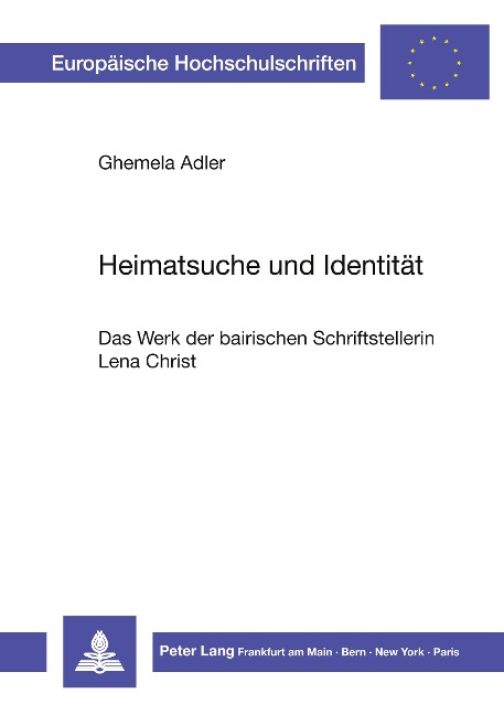 Heimatsuche und Identität - Ghemela K. Adler