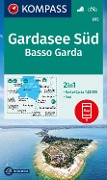 Cover-Bild zum Titel 'KOMPASS Wanderkarte 695 Gardasee Süd, Basso Garda 1:25.000' von ''