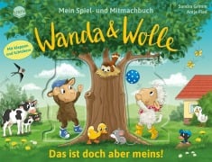 Cover-Bild zum Titel 'Mein Spiel- und Mitmachbuch - Wanda und Wolle. Das ist doch aber meins!' von 'Sandra Grimm'