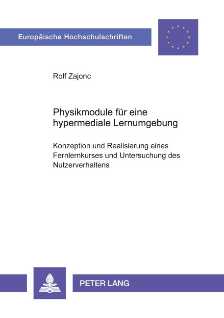 Physikmodule für eine hypermediale Lernumgebung - Rolf Zajonc