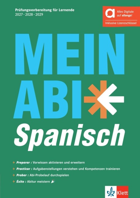 Mein Abi Spanisch (2027, 2028, 2029) - Hybride Ausgabe allango - Maria Victoria Rojas Riether, Silvia Vega Ordóñez