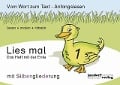 Lies mal 1 (mit Silbengliederung) - Das Heft mit der Ente - Peter Wachendorf, Jan Debbrecht