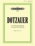 113 Violoncello-Etüden - Heft 1: Nr. 1 -34 - Justus Johann Friedrich Dotzauer