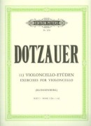 Cover-Bild zum Titel '113 Violoncello-Etüden - Heft 1: Nr. 1 -34' von 'Justus Johann Friedrich Dotzauer'