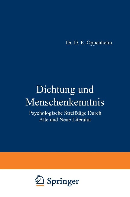 Dichtung und Menschenkenntnis - Na Oppenheim