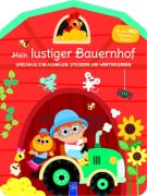 Mein lustiger Bauernhof - Spielhaus zum Ausmalen, Stickern und Wörter lerner - 