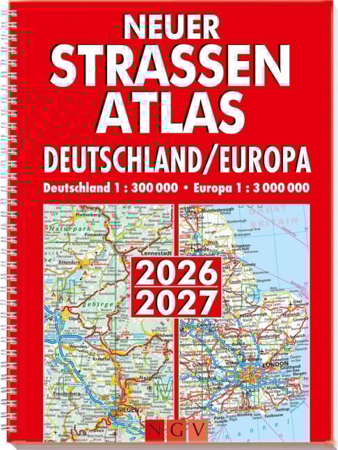 Neuer Straßenatlas Deutschland/Europa 2026/2027 - 