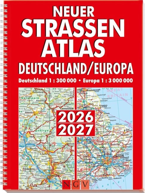 Neuer Straßenatlas Deutschland/Europa 2026/2027 - 