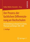 Cover-Bild zum Titel 'Der Prozess der fachlichen Differenzierung an Hochschulen' von ''