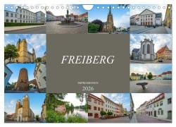 Cover-Bild zum Titel 'Freiberg Impressionen (Wandkalender 2026 DIN A4 quer), CALVENDO Monatskalender' von 'Dirk Meutzner'