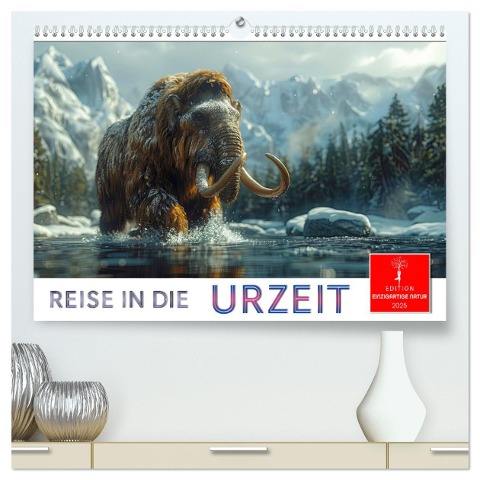 Reise in die Urzeit (hochwertiger Premium Wandkalender 2025 DIN A2 quer), Kunstdruck in Hochglanz - Peter Roder
