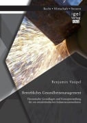 Cover-Bild zum Titel 'Betriebliches Gesundheitsmanagement: Theoretische Grundlagen und Konzepterstellung für ein mittelständisches Industrieunternehmen' von 'Benjamin Vaupel'