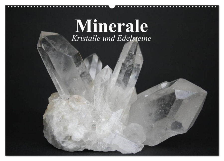 Minerale. Kristalle und Edelsteine (Wandkalender 2026 DIN A2 quer), CALVENDO Monatskalender - Elisabeth Stanzer