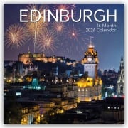 Cover-Bild zum Titel 'Edinburgh 2026 - 16-Monatskalender' von 'The Gifted'