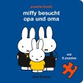 Cover-Bild zum Titel 'Miffy besucht Opa und Oma' von 'Dick Bruna'