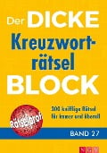 Cover-Bild zum Titel 'Der dicke Kreuzworträtsel-Block Band 27' von ''