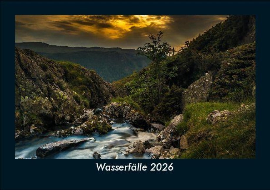 Wasserfälle 2026 Fotokalender DIN A5 - Tobias Becker
