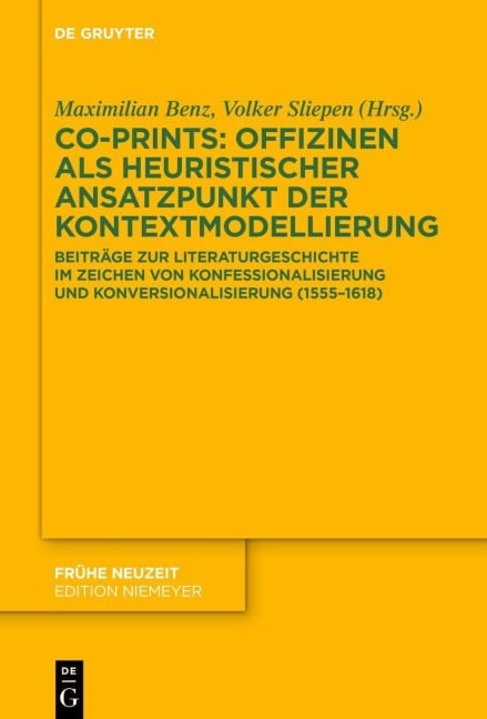 Co-Prints: Offizinen als heuristischer Ansatzpunkt der Kontextmodellierung - 