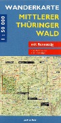 Cover-Bild zum Titel 'Mittlerer Thüringer Wald 1 : 50 000 Wanderkarte' von ''